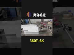 Falten-Maschine des Handelsblatt-380V, 6 Buchstabe-Falten-Maschine der Schnallen-Platten-A4