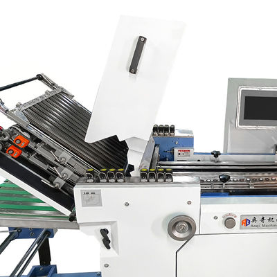 Industriepapierfaltenmaschine Stummgurt 530mm Breite für Broschüre 220m/Min