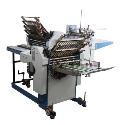 50*105mm Kreuzfalte Papierblatt Faltmaschine Automatische Parallele für Broschüre