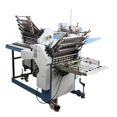 Vollautomatische 480mm Breite der industriellen Papierfalten-Maschinen-für Broschüre