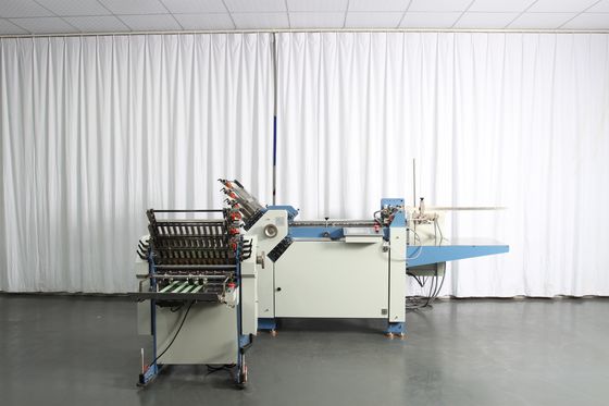 380 elektrische faltende Papiermaschine des Volt-3.8KW mit drei Loch-Saugrad