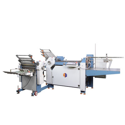 PLC steuerte die automatische faltende Papiermaschine, die mit Touch Screen Antriebssteuerung flexibel ist