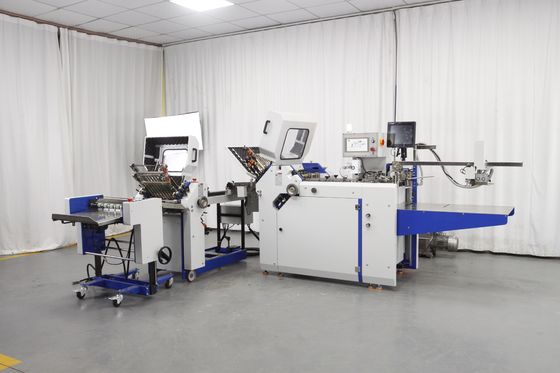 Großformat Papier Falte Maschine Flugblatt Pile Feeder Maschine maximal 6 Falten