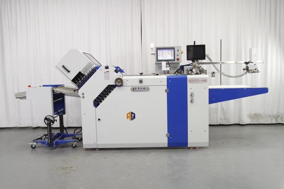 TS-Serie Flugblatt Papier Falte Maschine Großformat Breite 480mm Einfügen Pharmazeutische