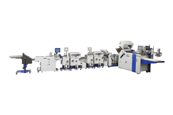 4.2KW Großformat Pharmazeutische Broschüre Klappmaschine mit Gürtelantrieb 300gm