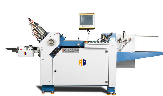 8 Buckle Platten Papier Falten Maschine automatische Breite 480mm mit doppelter Blecherkennung