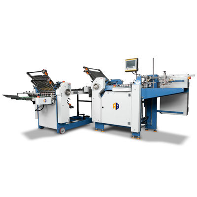 Automatische Kreuzfalte Papier Falte Maschine PLC Manuelle Papiermappe
