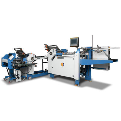 Hochpräzise Papierfaltenmaschine mit Kreuzfalteinheit für das Falten von Flugblättern