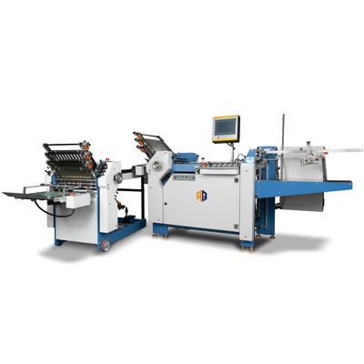 Gewerbliche Einfügungsmaschine für das Verpacken von Papier mit Kreuzfalteinsatz