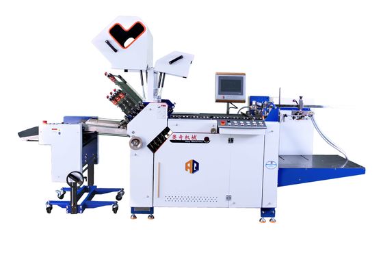 AOQI Max Breite 570 mm Großformat Papier Falte Maschine für Broschüre mit Lieferstapler