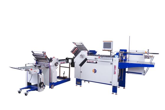 Industrielle Faltmaschine für Papier in Form von A3/A4 mit 14 Taschen