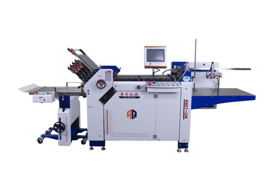 10 Automatische Papierklappmaschine mit Schnalle für pharmazeutische Broschüren