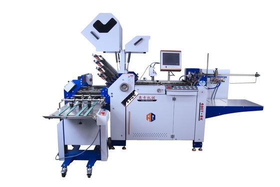 Hochgeschwindigkeitsmaschine zum Falten von Papierbroschüren mit Kreuzklappmaschine für Broschüren