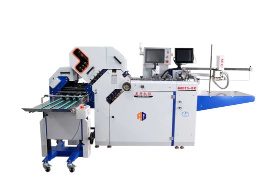 Breite 480 mm Großformat-Fachblätter-Faltmaschine mit Kreuzordnermaschine